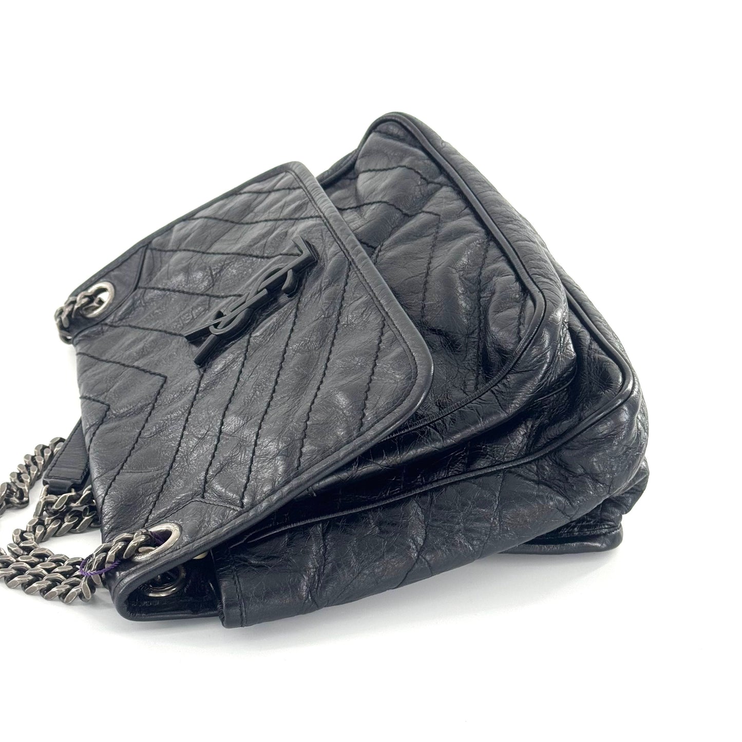 Saint Laurent - Niki - Leather - Black - (medium)