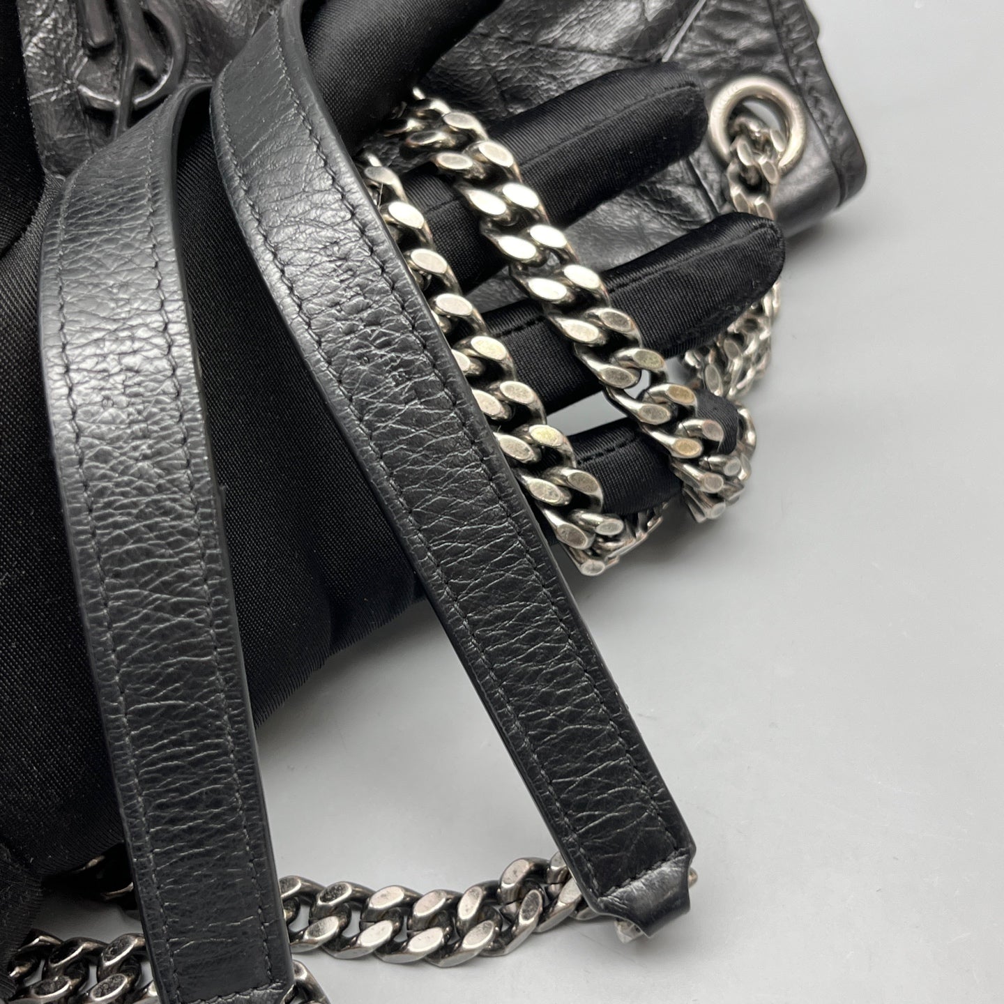 Saint Laurent - Niki - Leather - Black - (Medium)