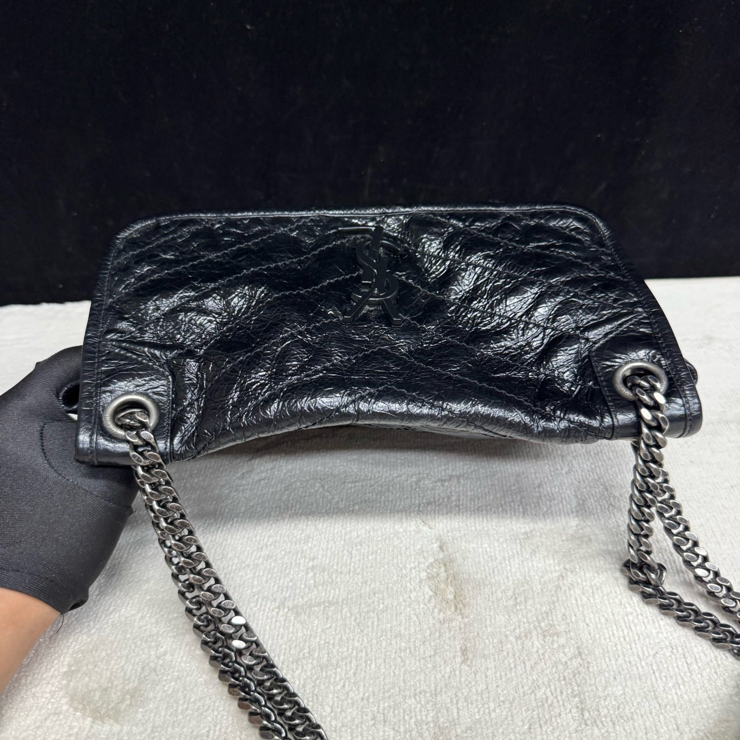 Saint Laurent - Niki - Leather - Black - (Medium)
