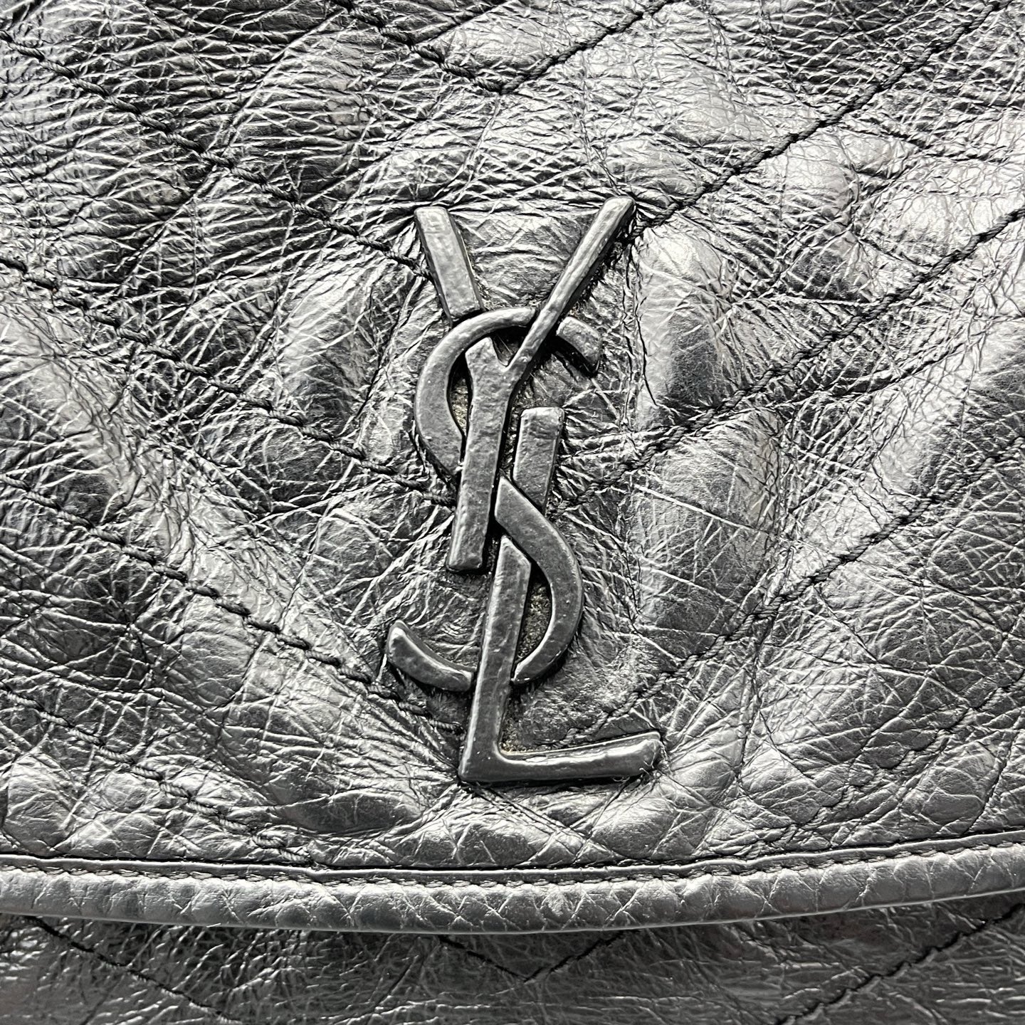 Saint Laurent - Niki - Leather - Black - (medium)