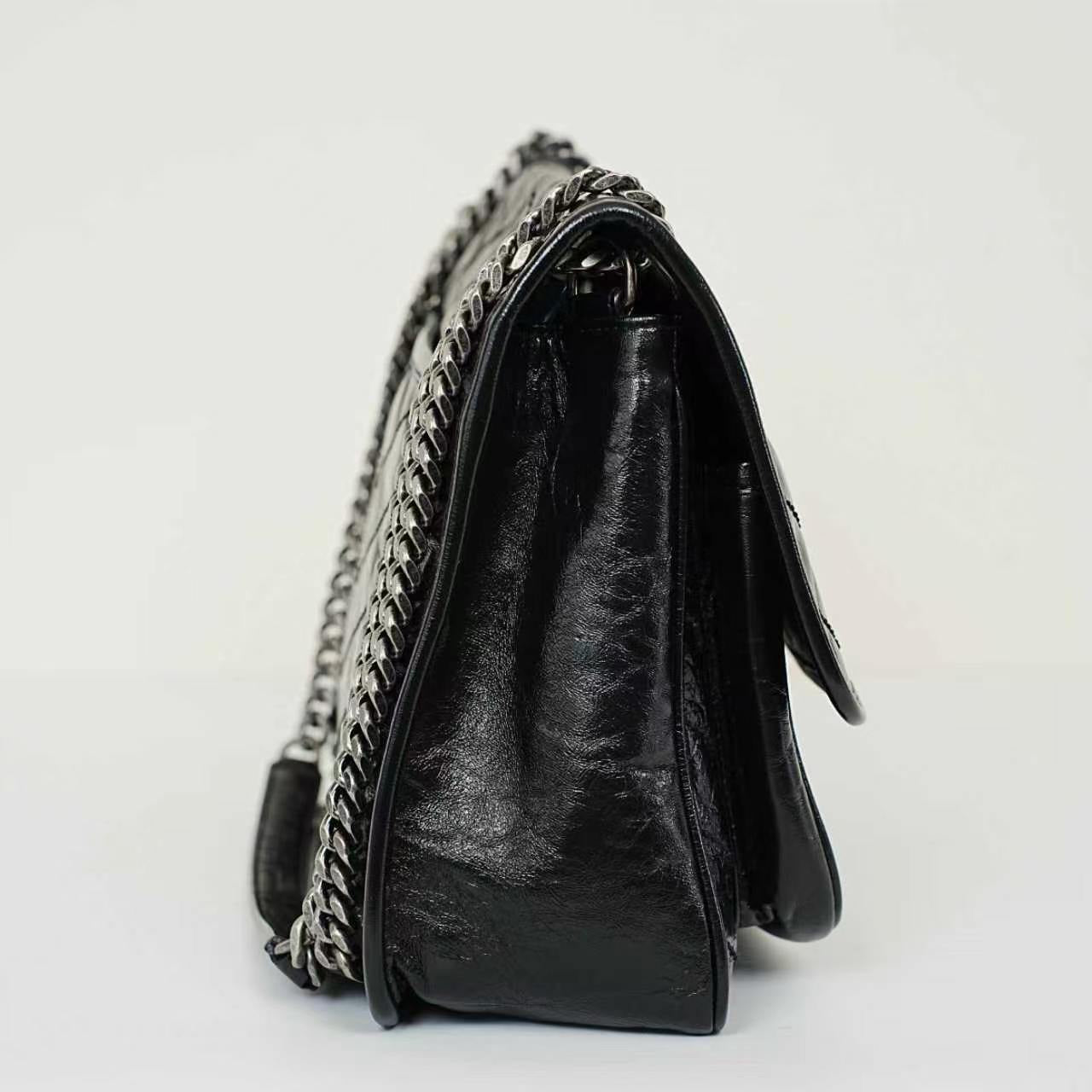 Saint Laurent - Niki - Leather - Black - (medium)