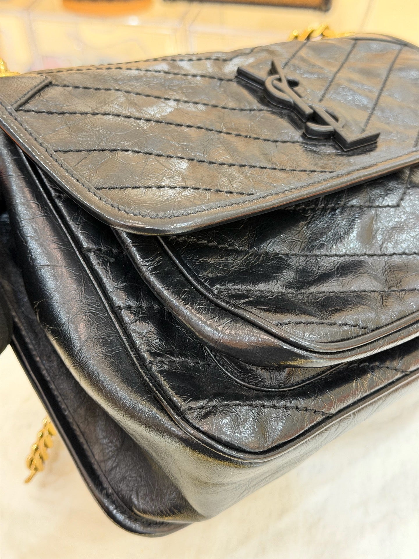 Saint Laurent - NIKI - Leather - Black - (medium)