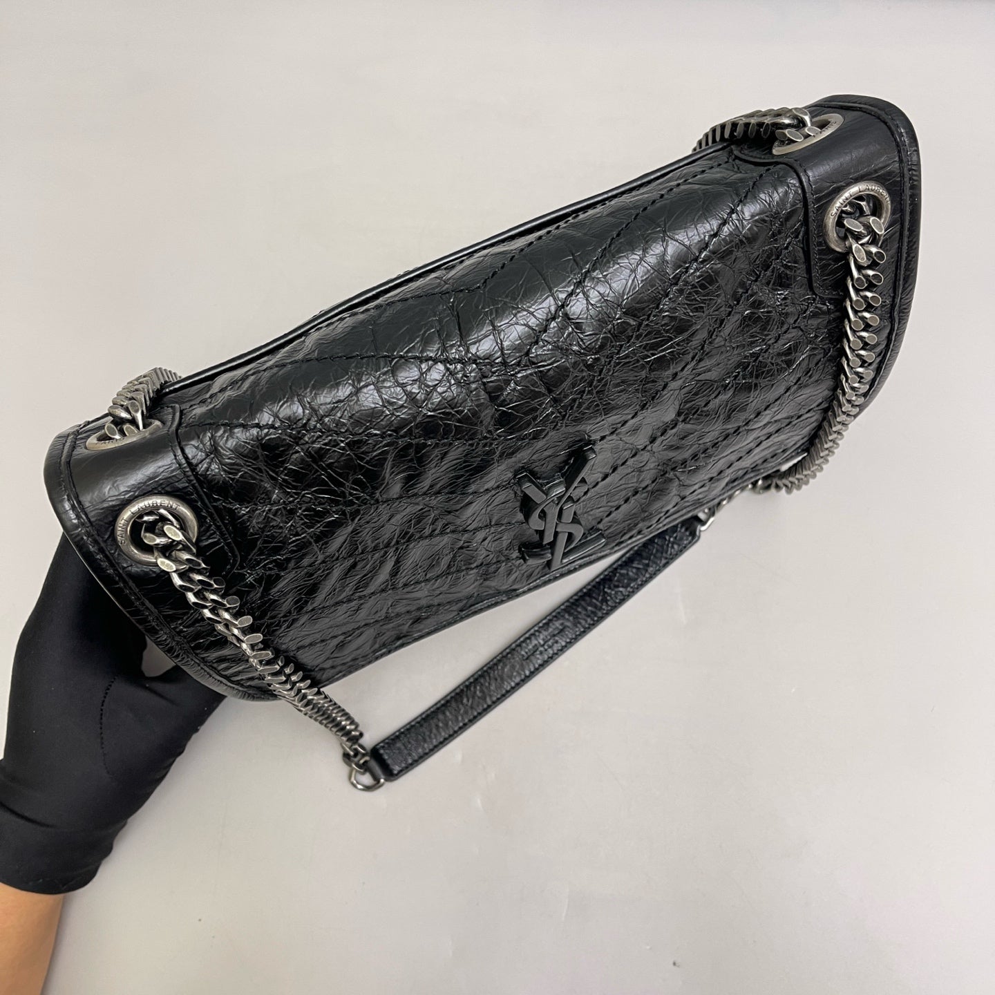 Saint Laurent - Niki - Leather - Black - (medium)
