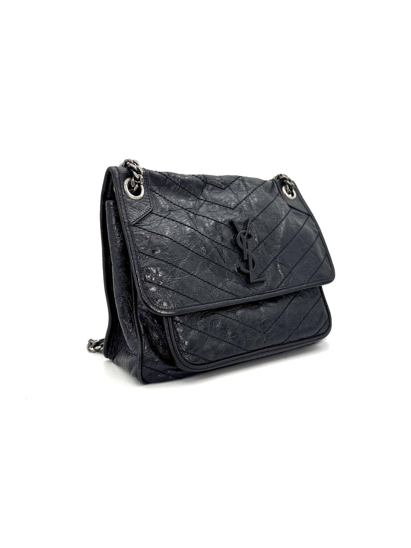 Saint Laurent - Niki - Leather - Black - (Medium)