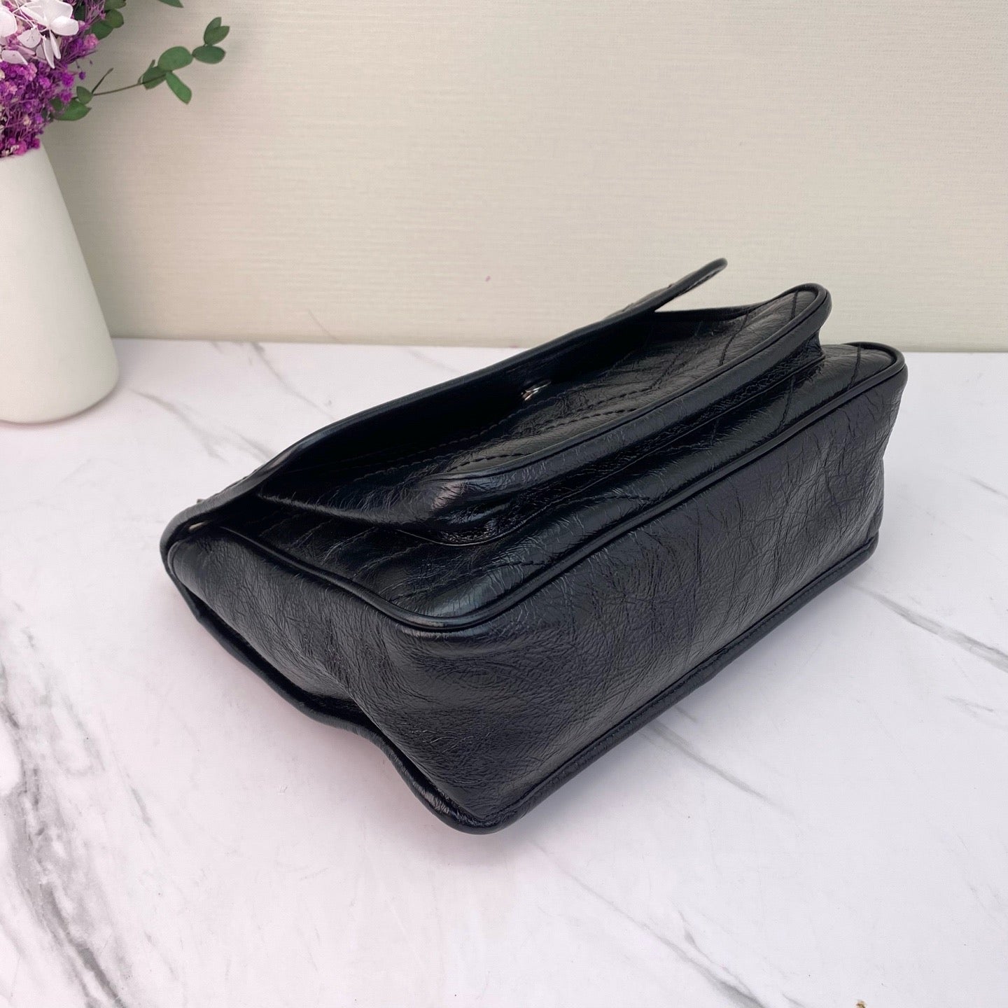 Saint Laurent - Niki - Leather - Black - (medium)