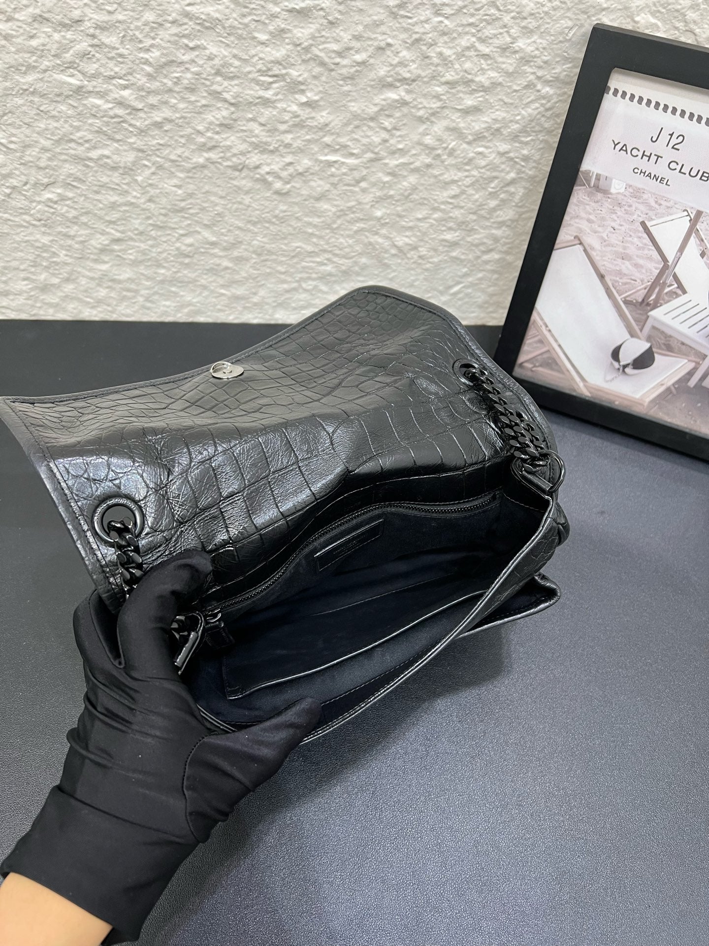 Saint Laurent - Niki - Leather - Black - (medium)