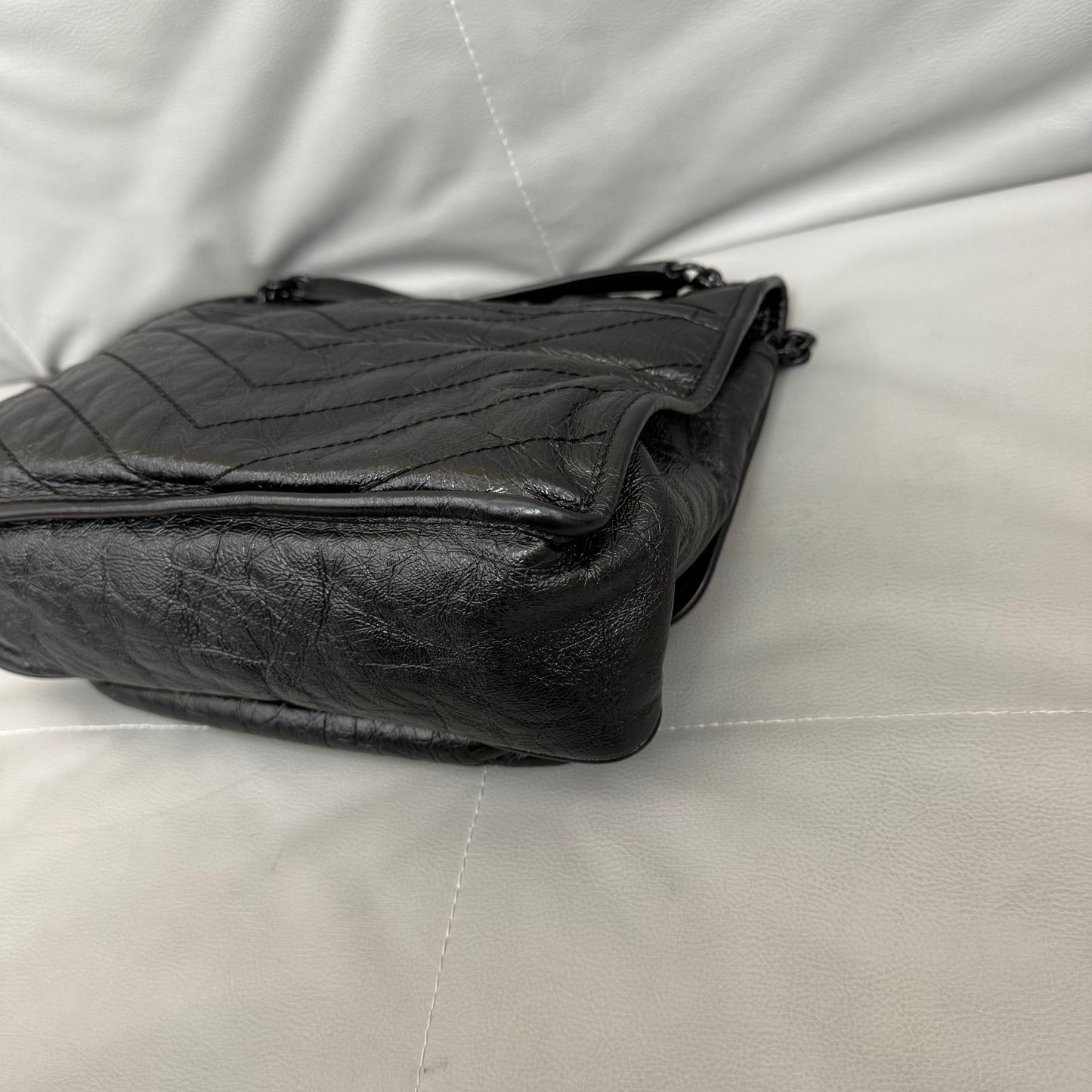 Saint Laurent - Niki - Leather - Black - (medium)