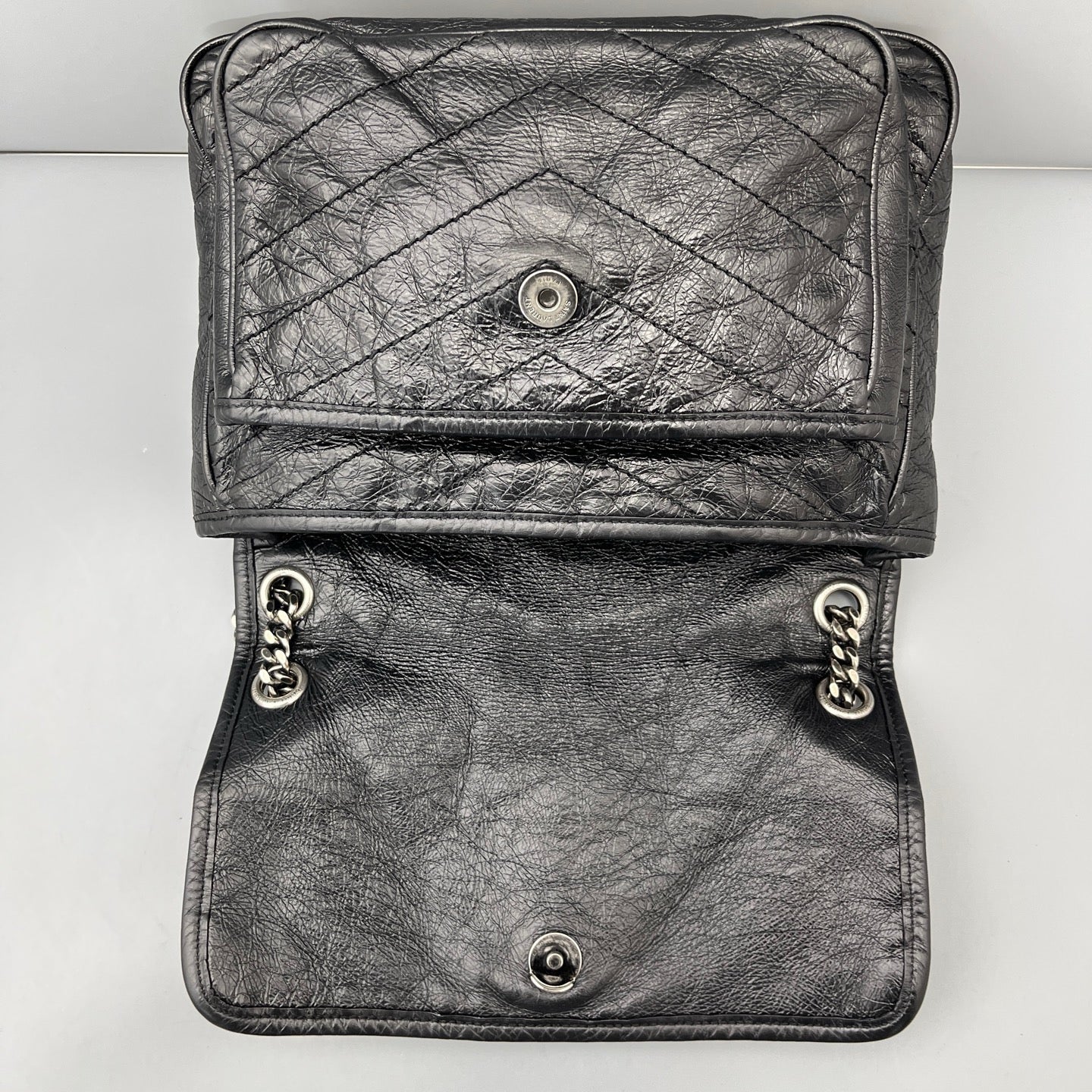 Saint Laurent - Niki - Leather - Black - (medium)