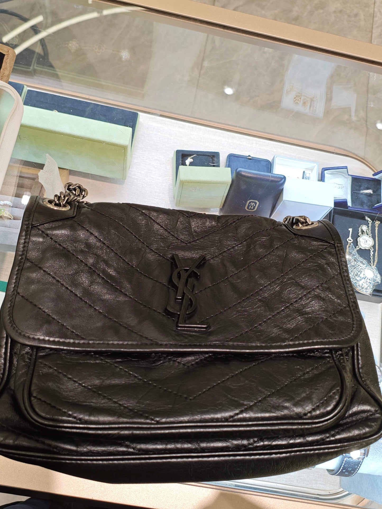 Saint Laurent - Niki - Leather - Black - (medium)