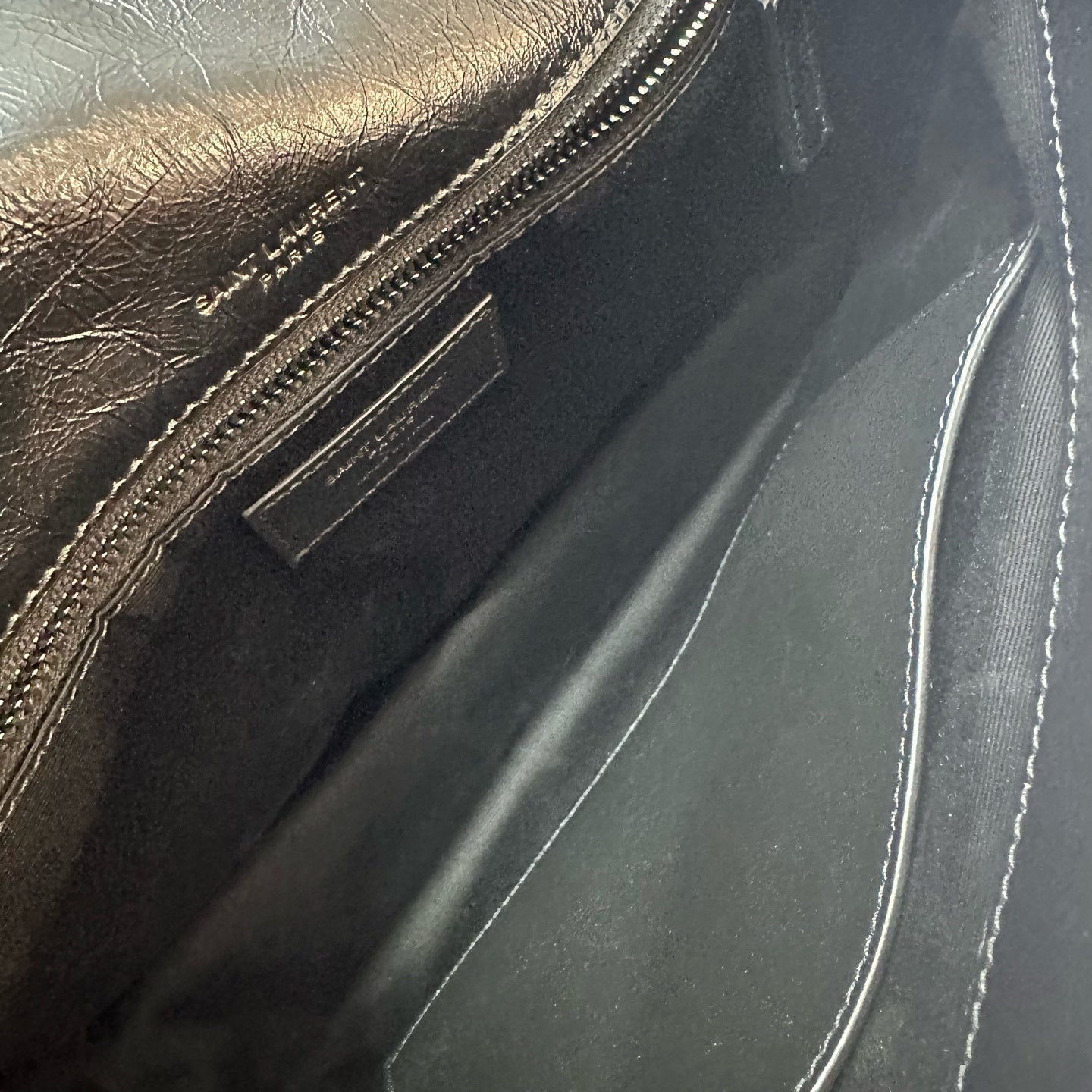 Saint Laurent - Niki - Leather - Black - (medium)
