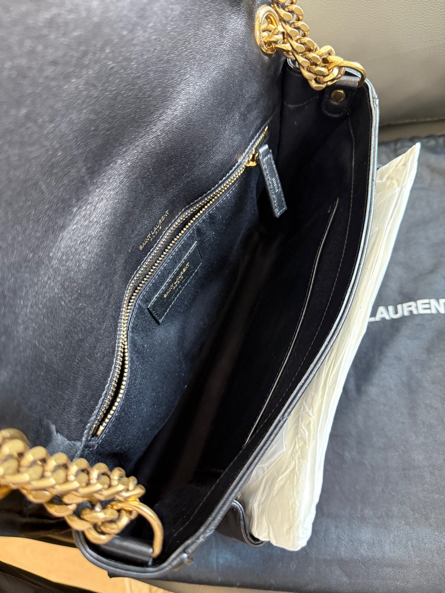 Saint Laurent - Niki - Leather - Black - (medium)