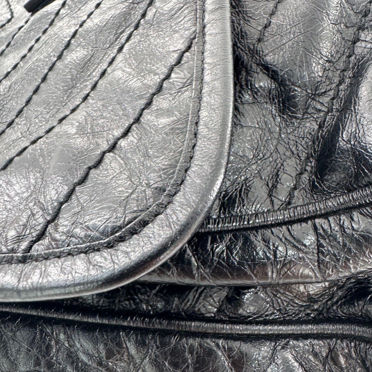 Saint Laurent - Niki - Leather - Black - (medium)