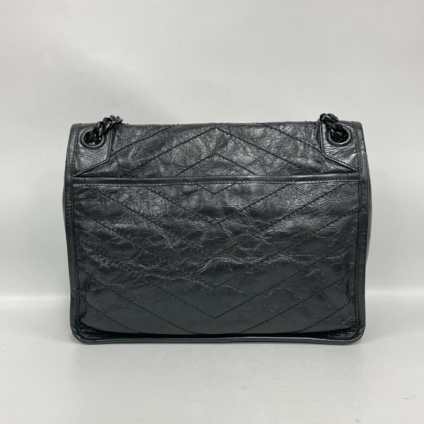 Saint Laurent - Niki - Leather - Black - (medium)