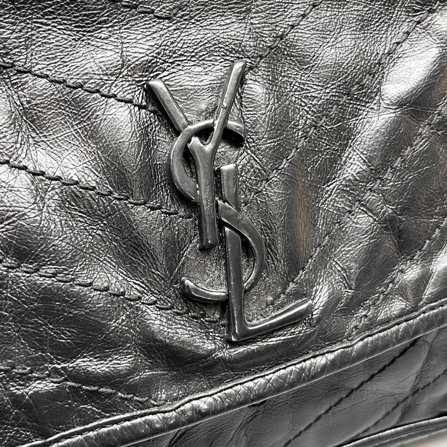 Saint Laurent - Niki - Leather - Black - (Medium)