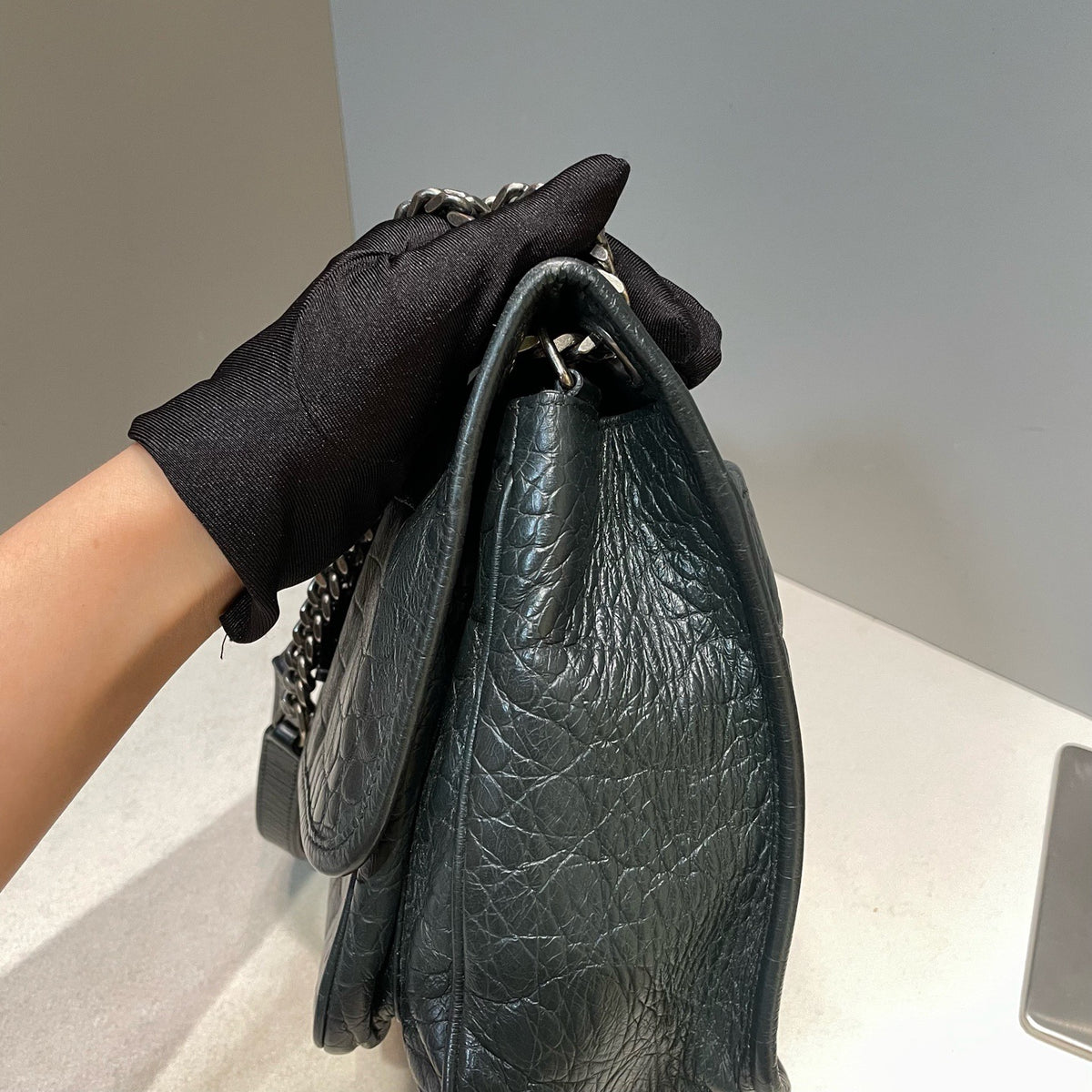Saint Laurent - Niki - Leather - Black - (medium)