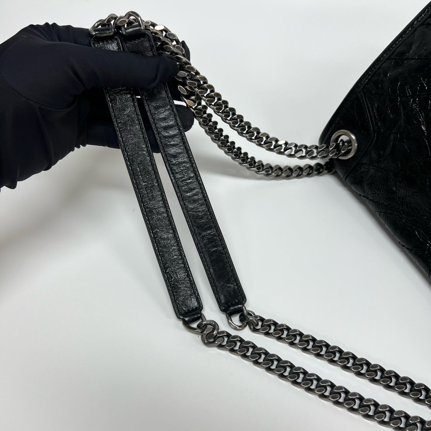 Saint Laurent - Niki - Leather - Black - (Medium)