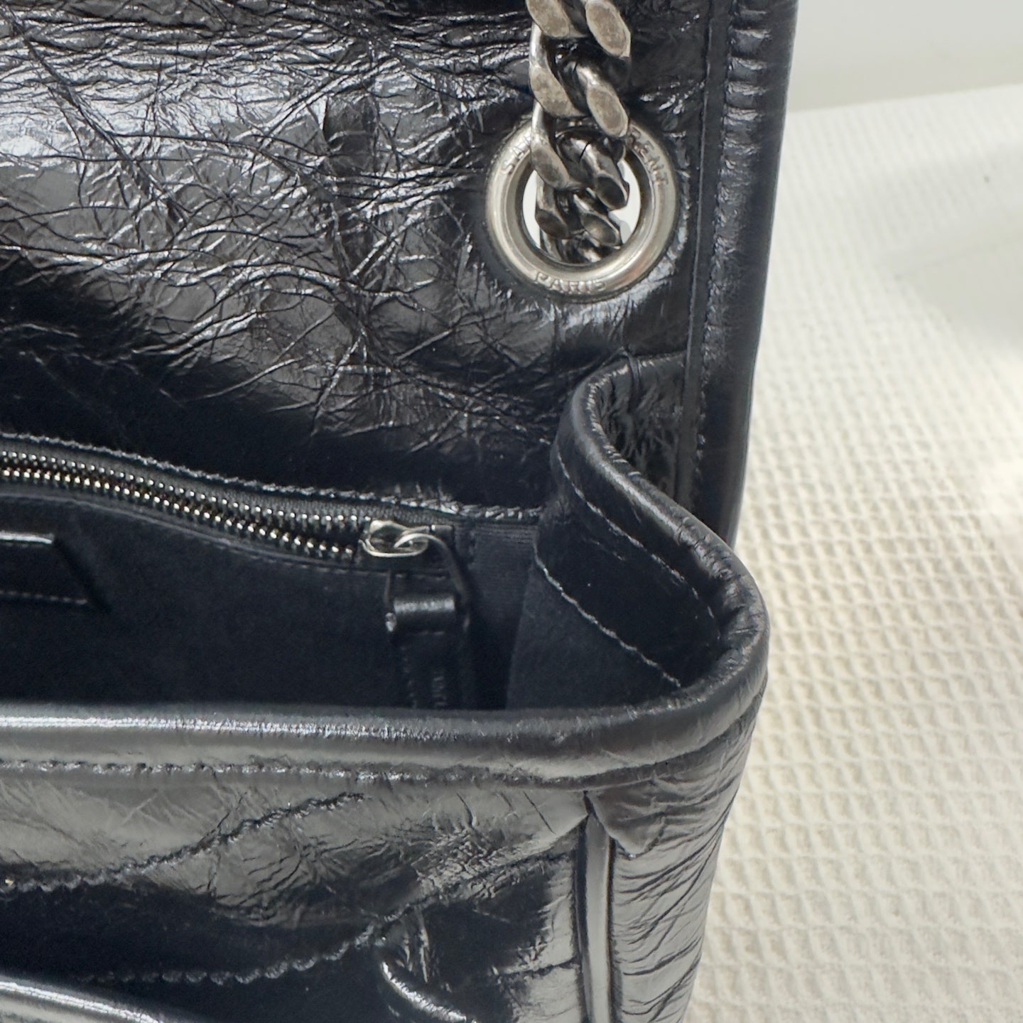Saint Laurent - Niki - Leather - Black - (medium)
