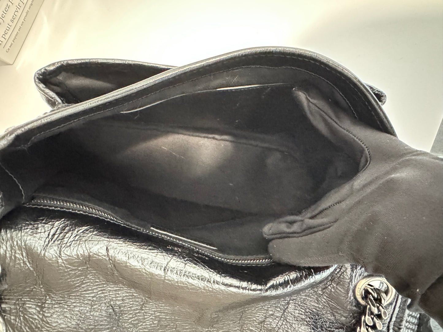 Saint Laurent - Niki - Leather - Black - (medium)
