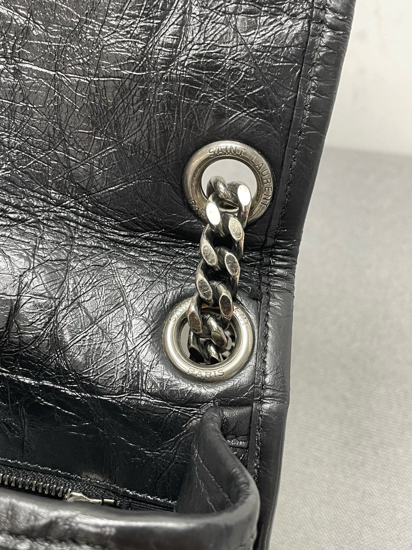 Saint Laurent - Niki - Leather - Black - (medium)