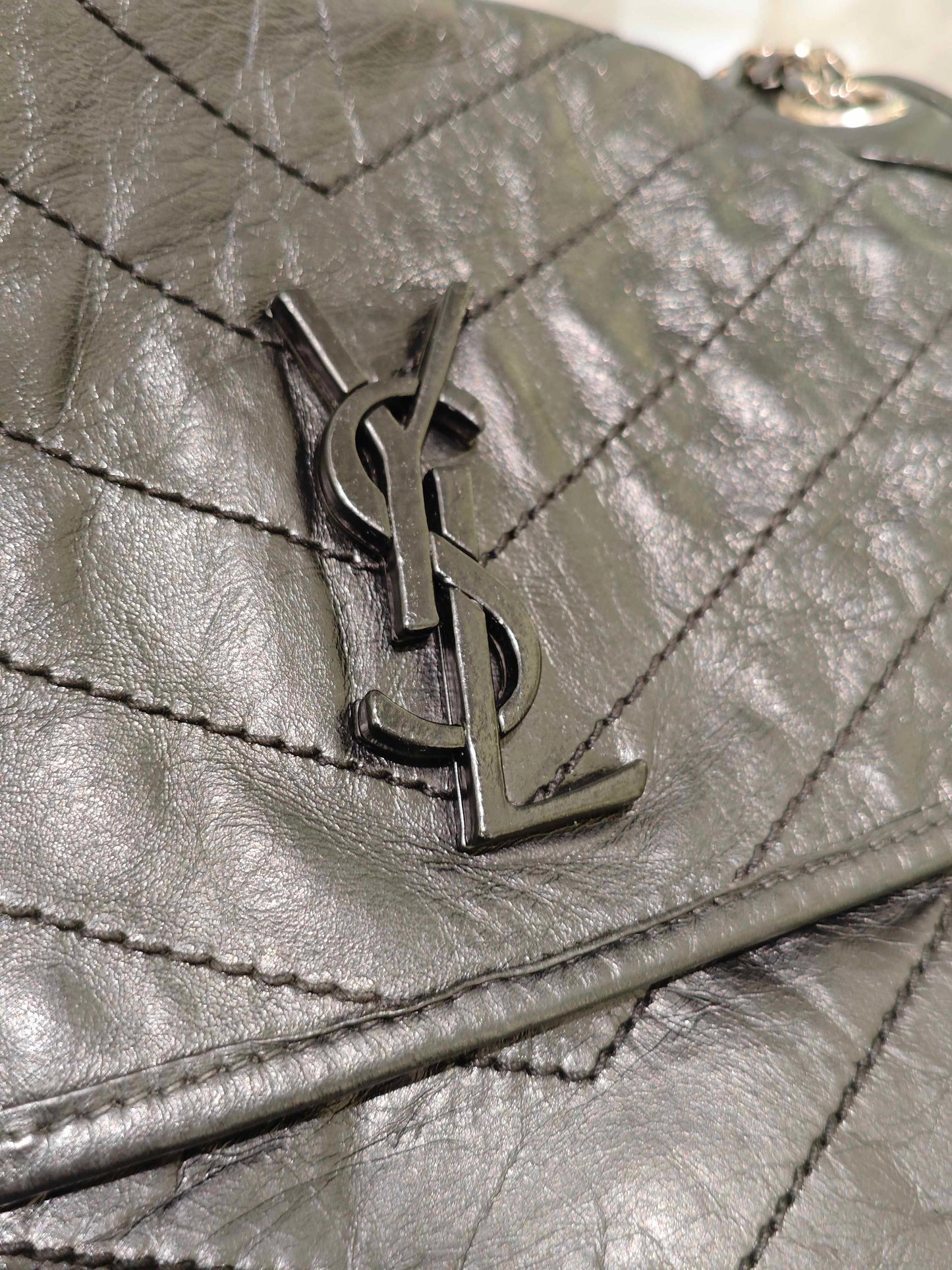 Saint Laurent - Niki - Leather - Black - (medium)