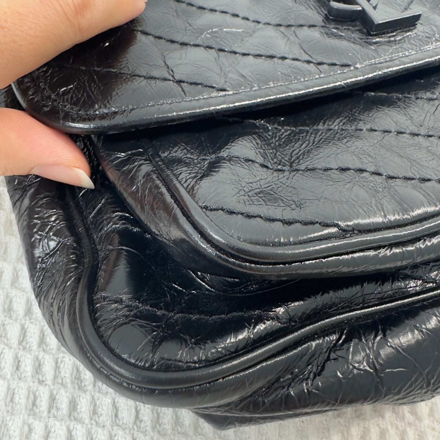 Saint Laurent - Niki - Leather - Black - (medium)