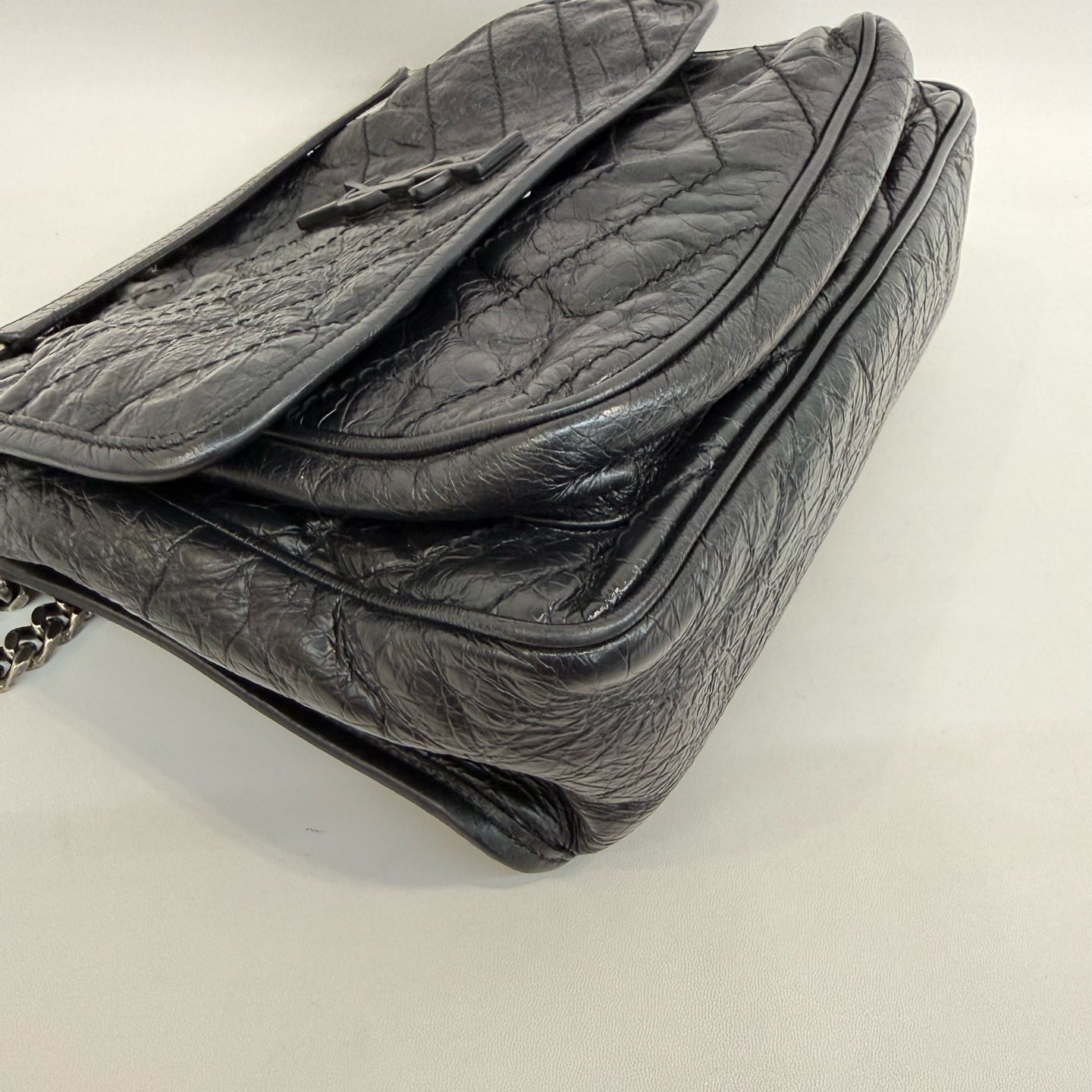 Saint Laurent - Niki - Leather - Black - (medium)