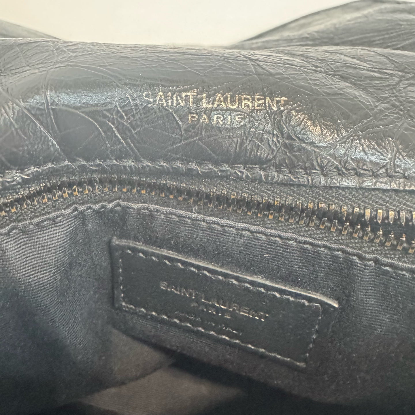 Saint Laurent - Niki - Leather - Black - (medium)
