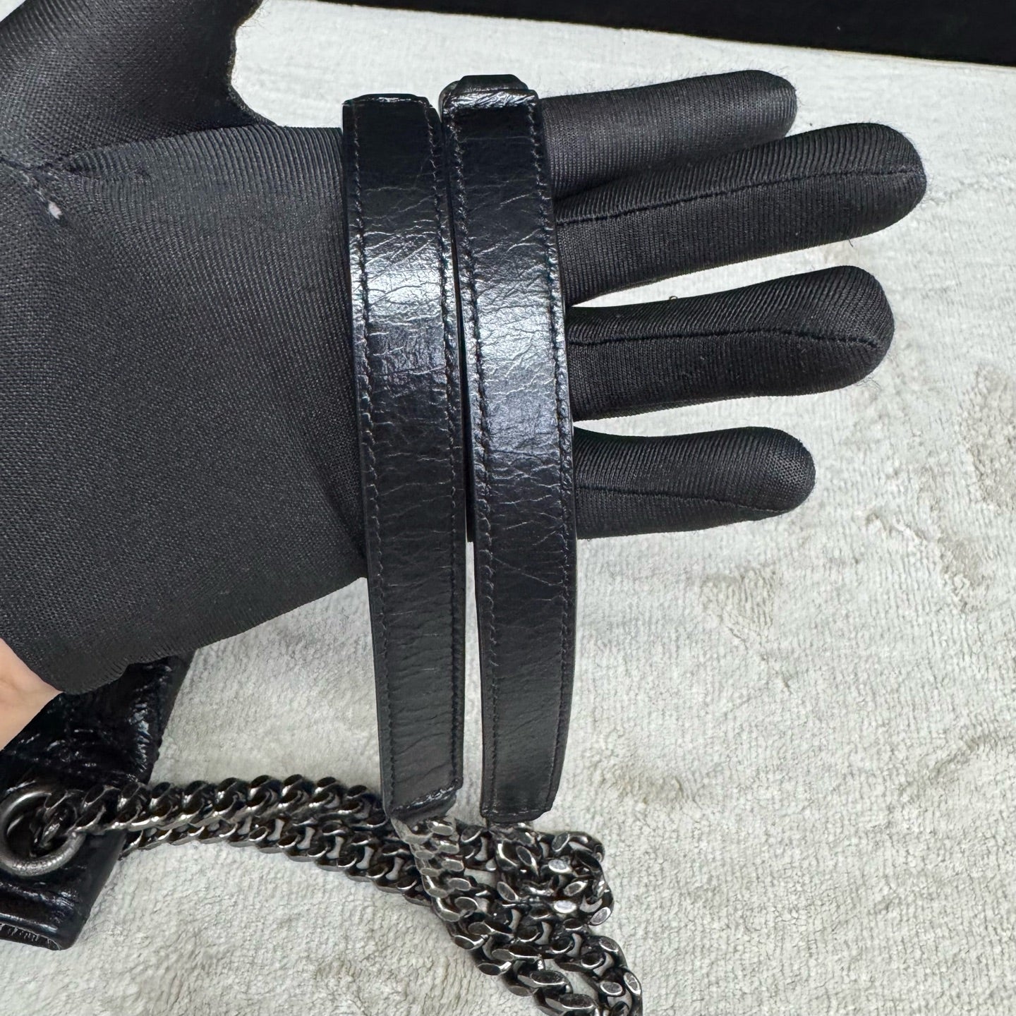 Saint Laurent - Niki - Leather - Black - (Medium)