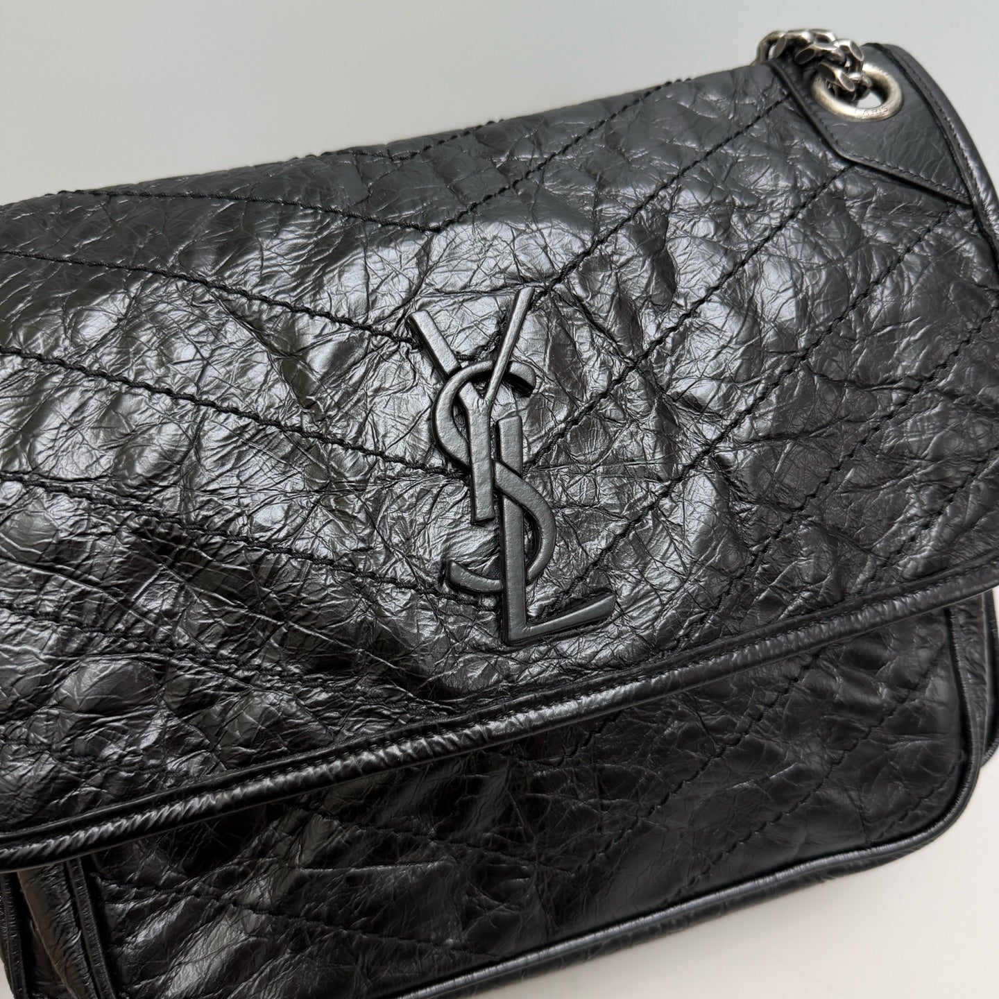 Saint Laurent - Niki - Leather - Black - (medium)