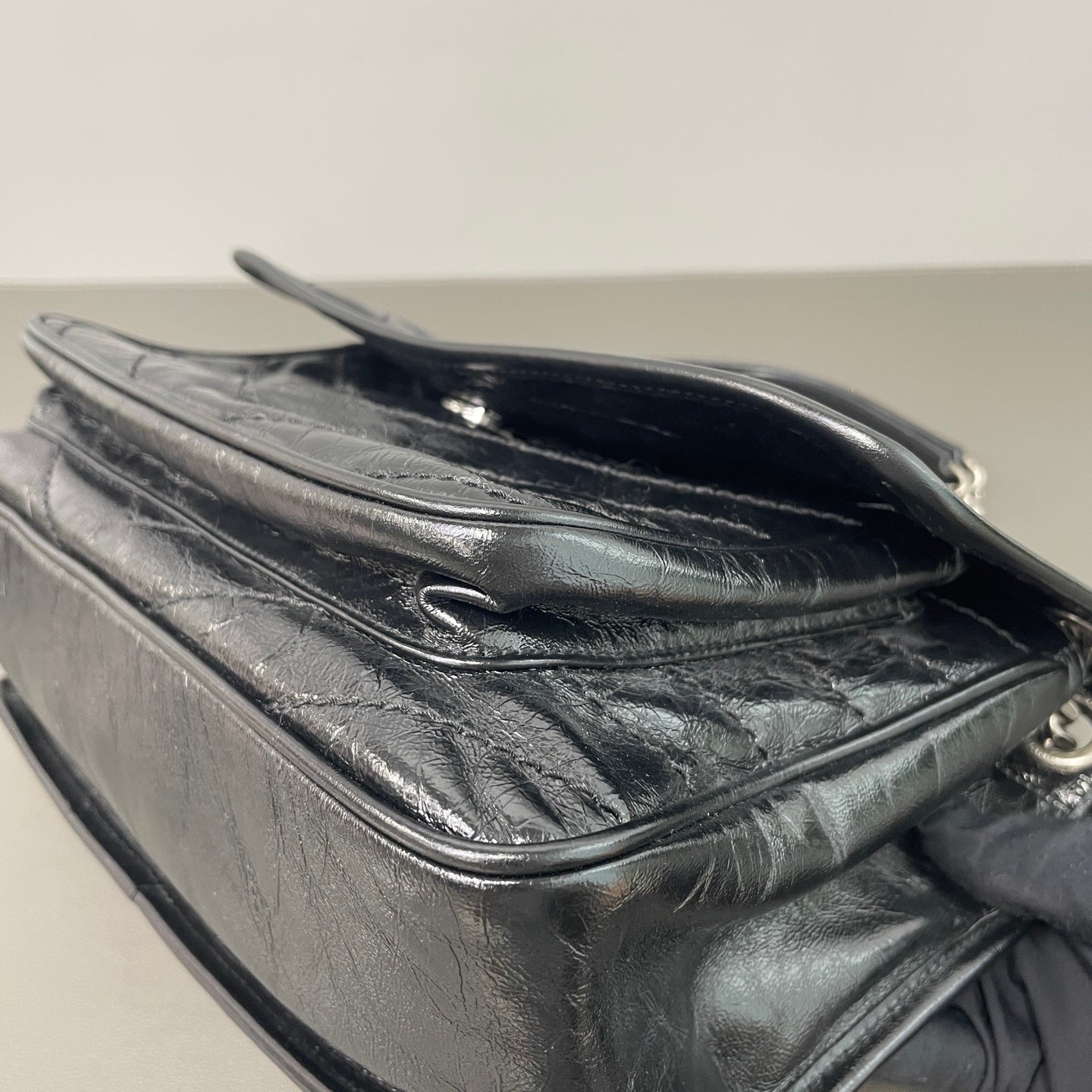 Saint Laurent - Niki - Leather - Black - (medium)