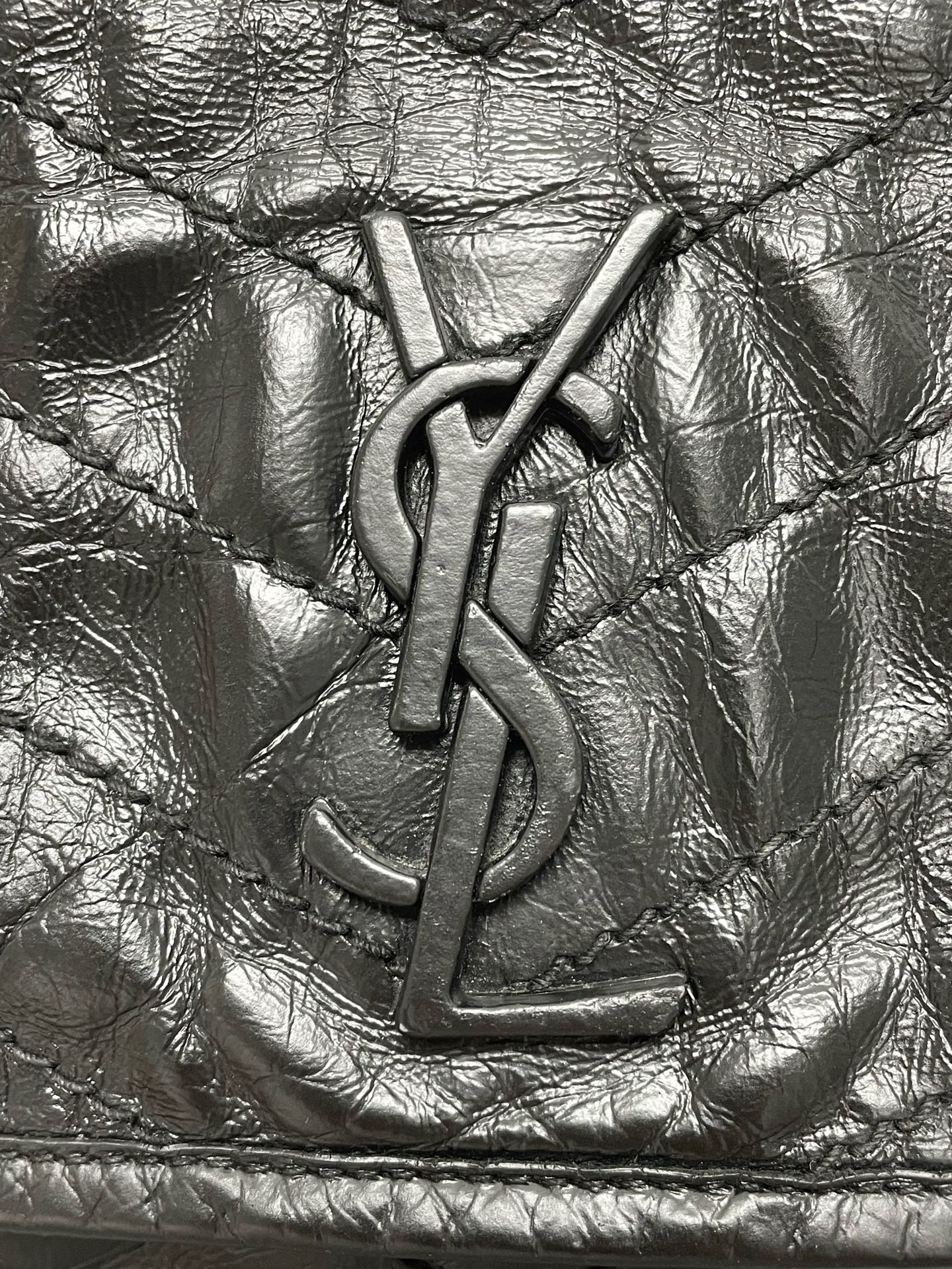 Saint Laurent - Niki - Leather - Black - (medium)