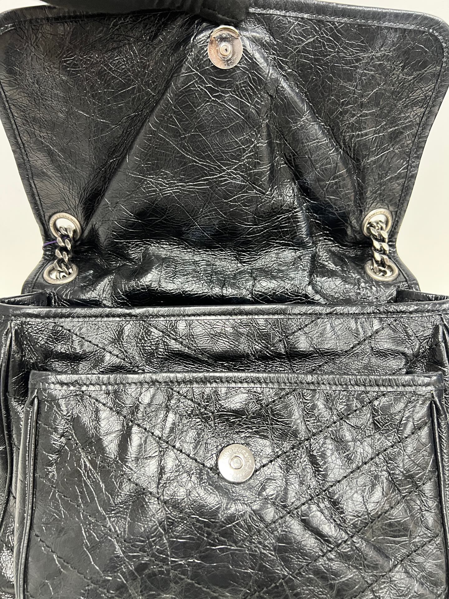 Saint Laurent - Niki - Leather - Black - (medium)