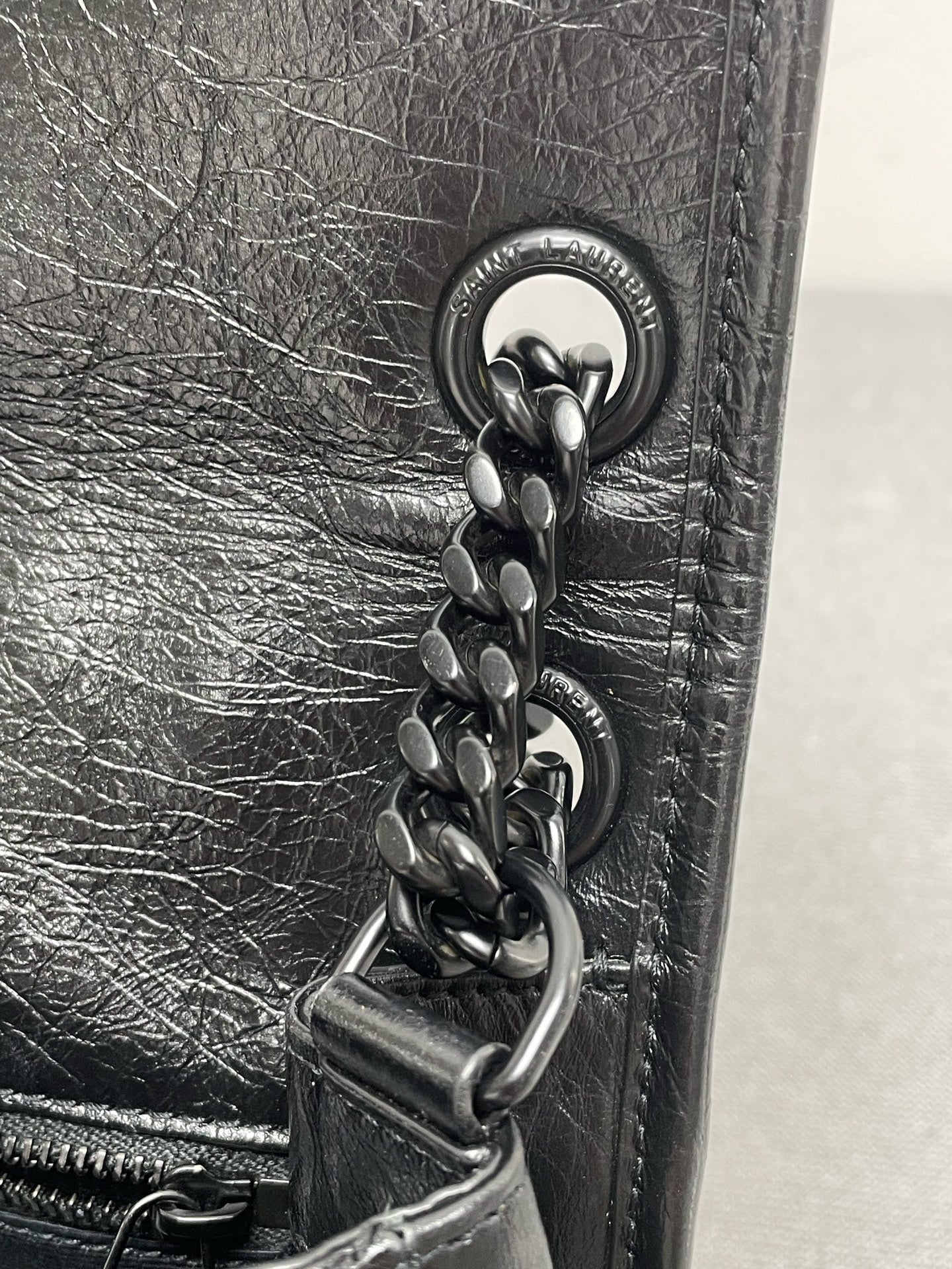 Saint Laurent - Niki - Leather - Black - (medium)