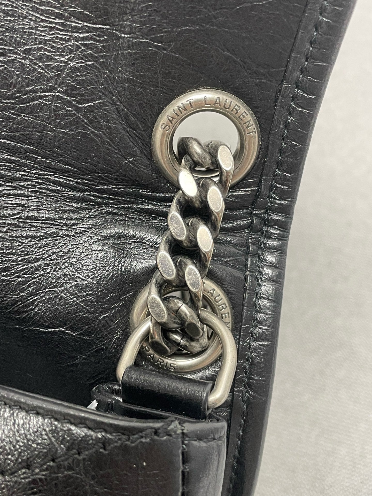 Saint Laurent - Niki - Leather - Black - (medium)