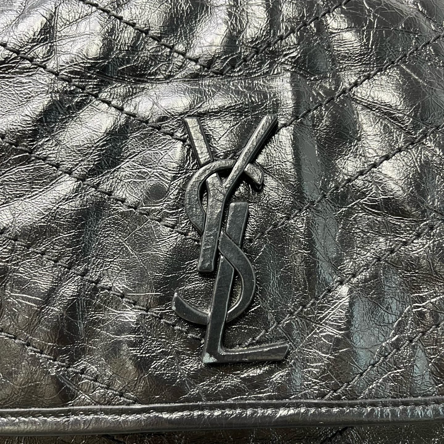 Saint Laurent - Niki - Leather - Black - (medium)