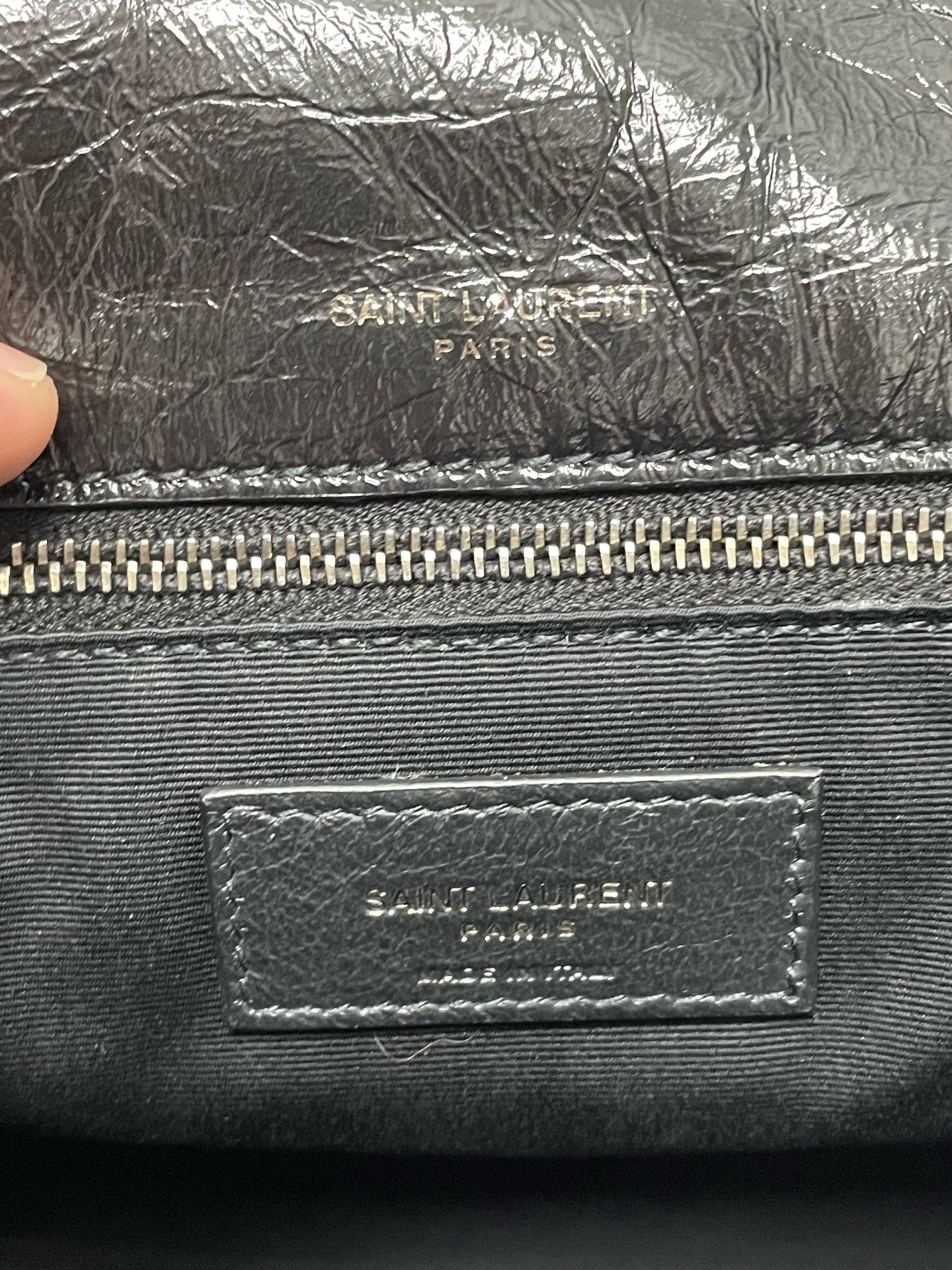 Saint Laurent - Niki - Leather - Black - (medium)