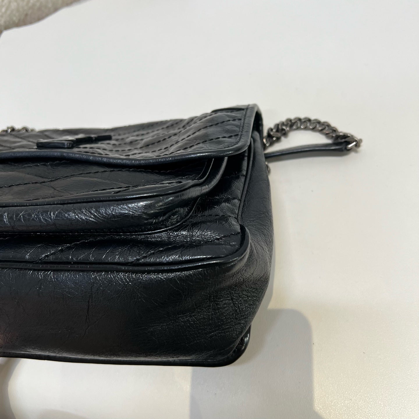 Saint Laurent - Niki - Leather - Black - (medium)