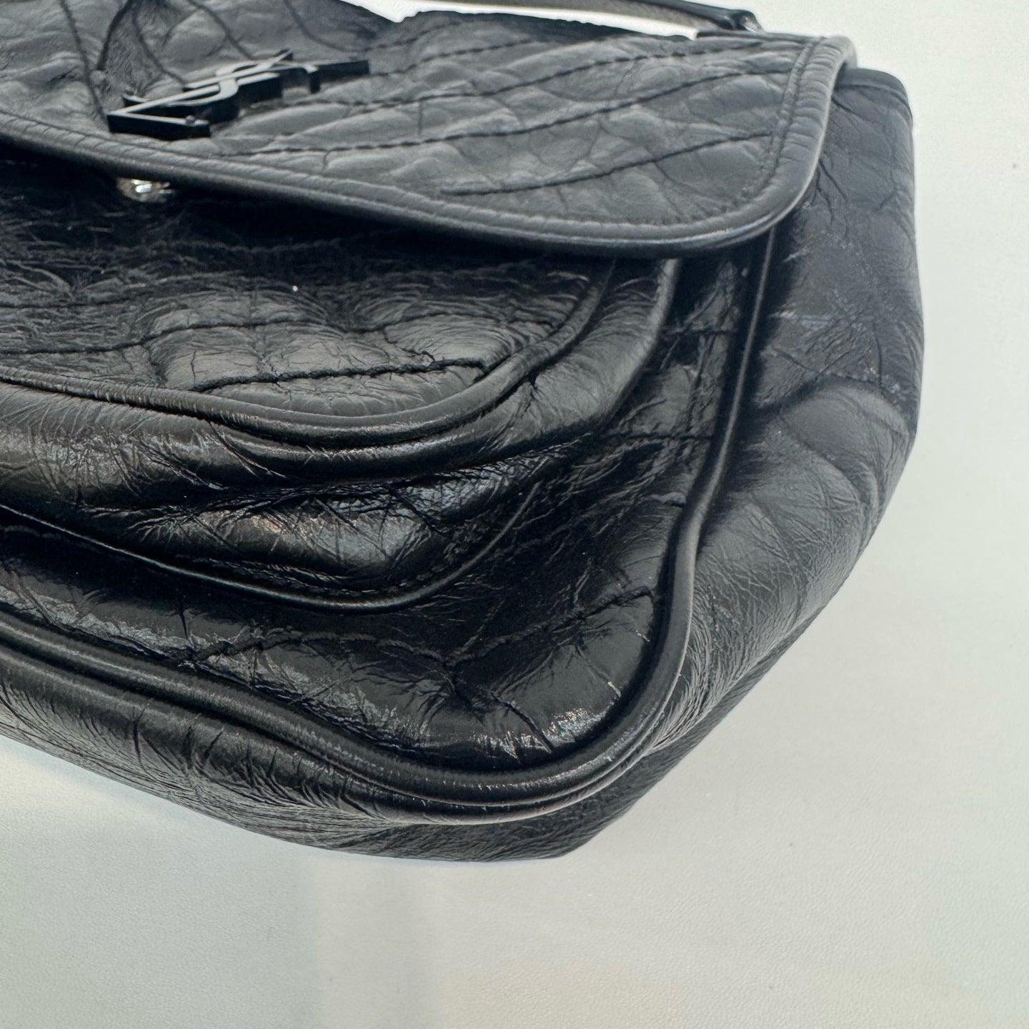 Saint Laurent - Niki - Leather - Black - (medium)
