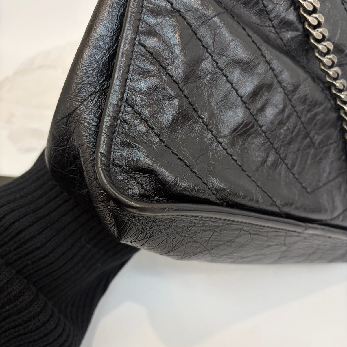 Saint Laurent - Niki - Leather - Black - (medium)