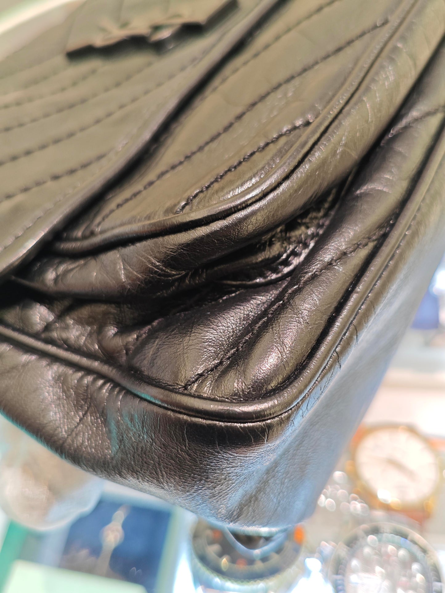 Saint Laurent - Niki - Leather - Black - (medium)