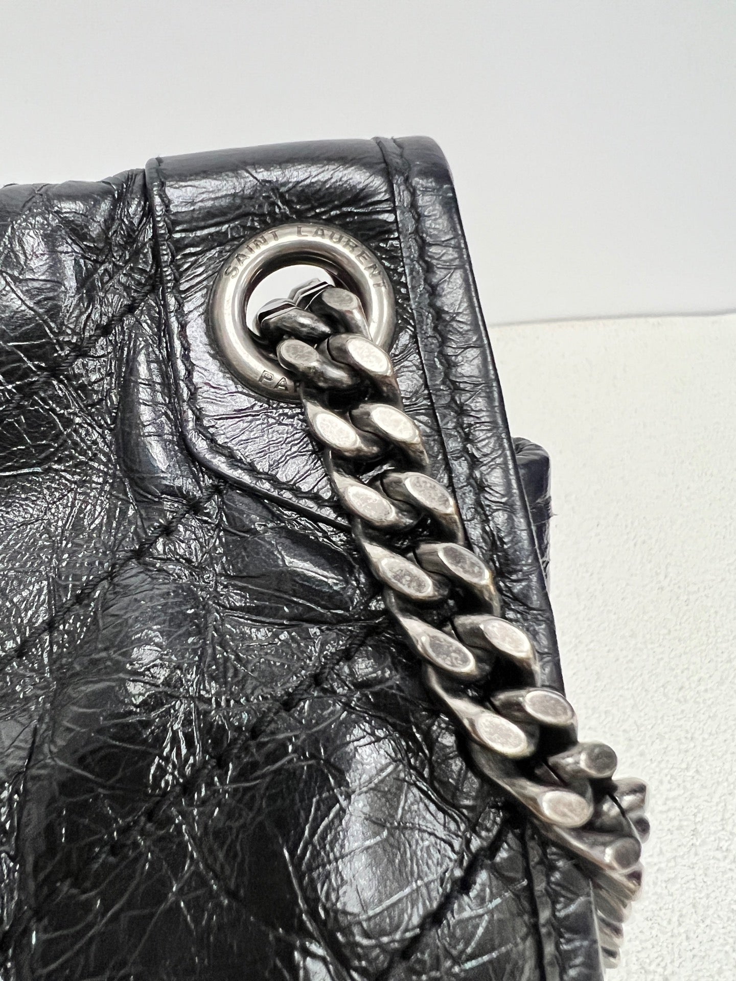 Saint Laurent - Niki - Leather - Black - (medium)