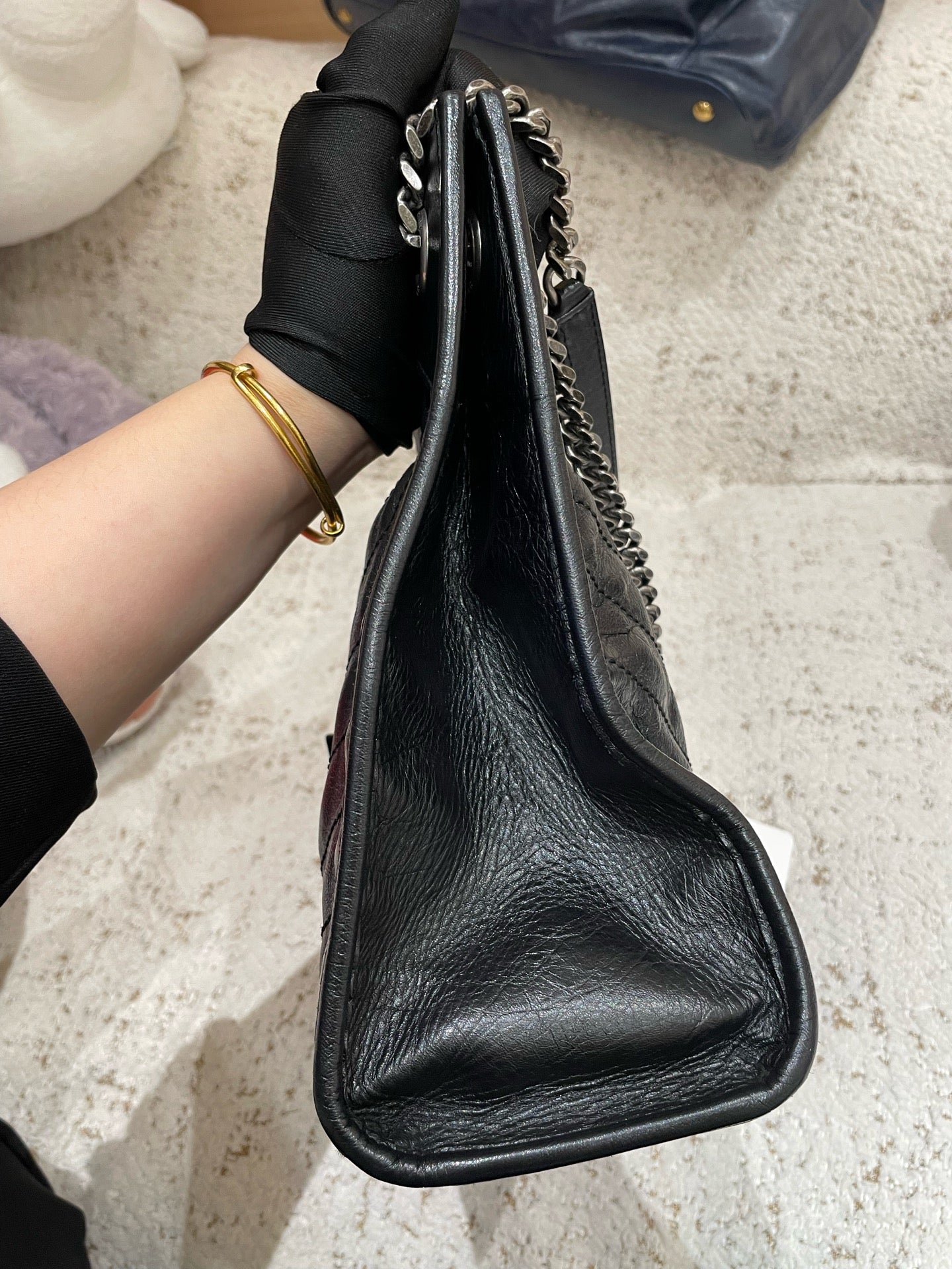 Saint Laurent - Niki - Leather - Black - (medium)