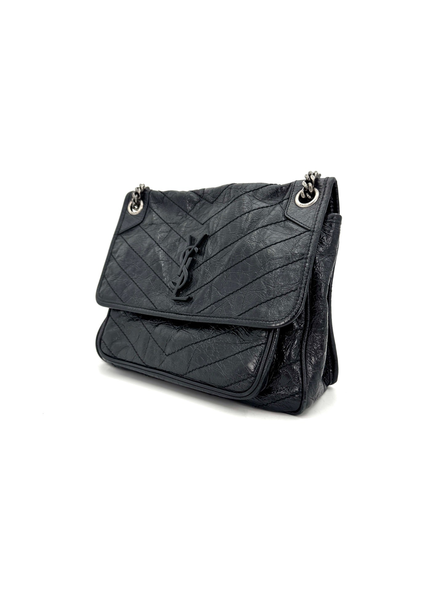 Saint Laurent - Niki - Leather - Black - (Medium)