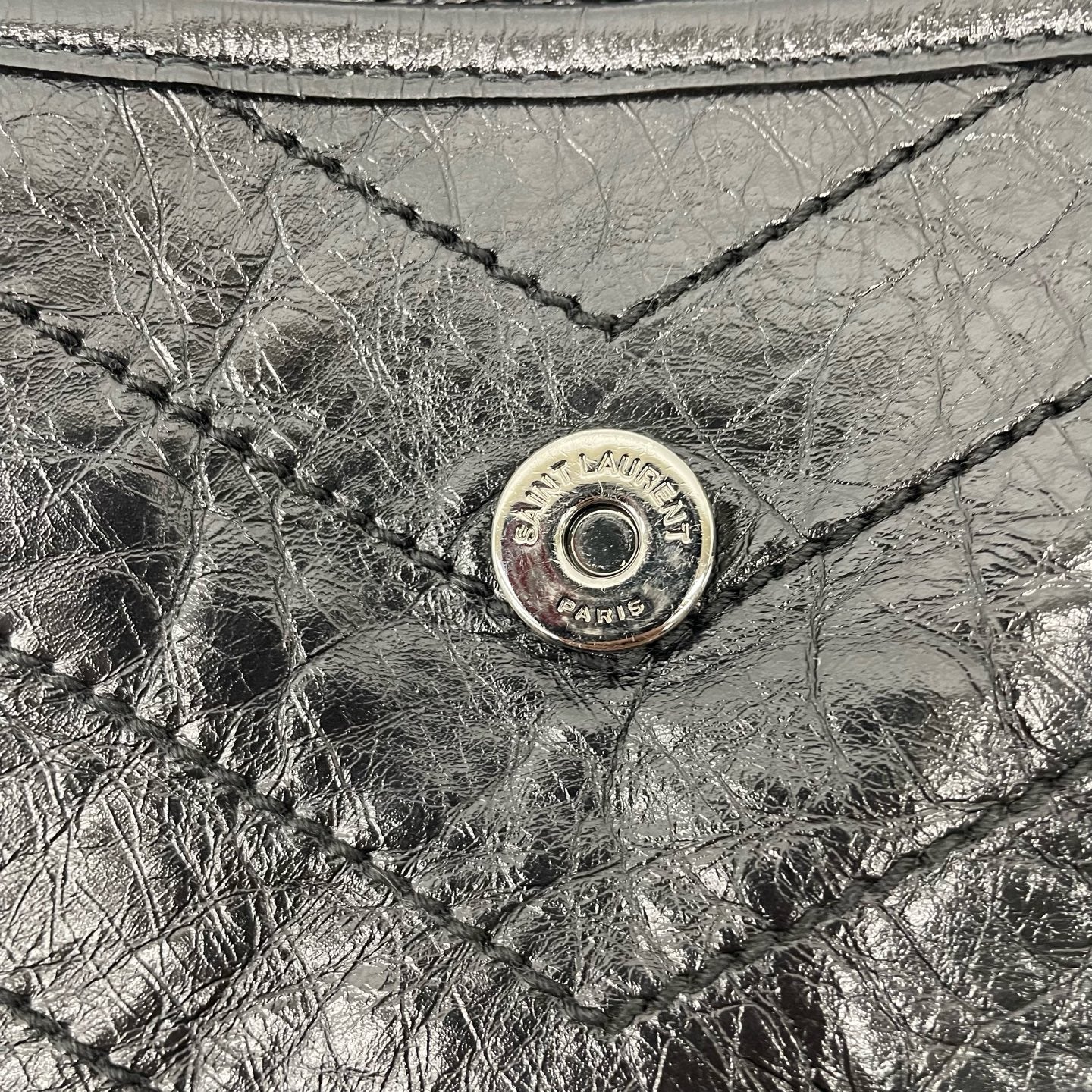 Saint Laurent - Niki - Leather - Black - (medium)