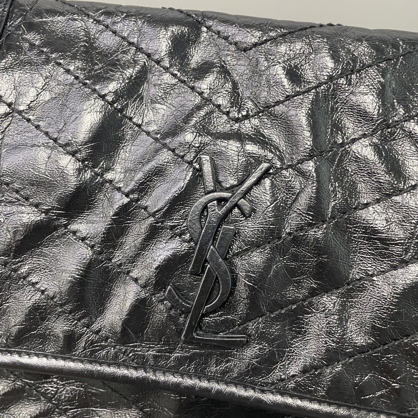 Saint Laurent - Niki - Leather - Black - (medium)