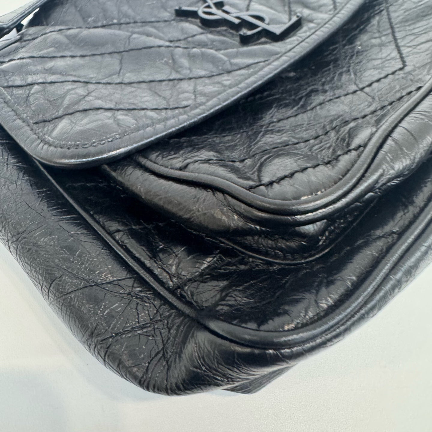 Saint Laurent - Niki - Leather - Black - (medium)