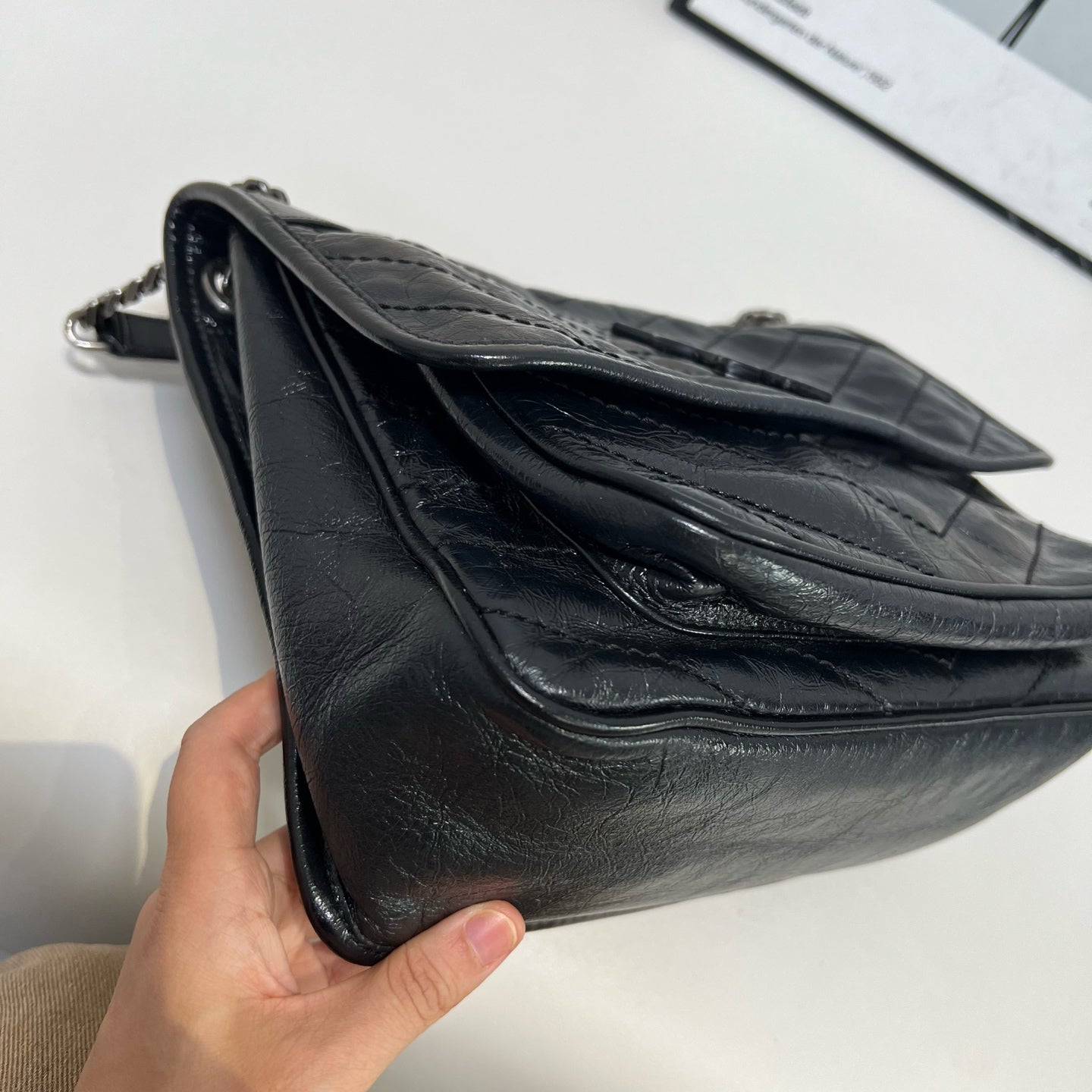 Saint Laurent - Niki - Leather - Black - (medium)