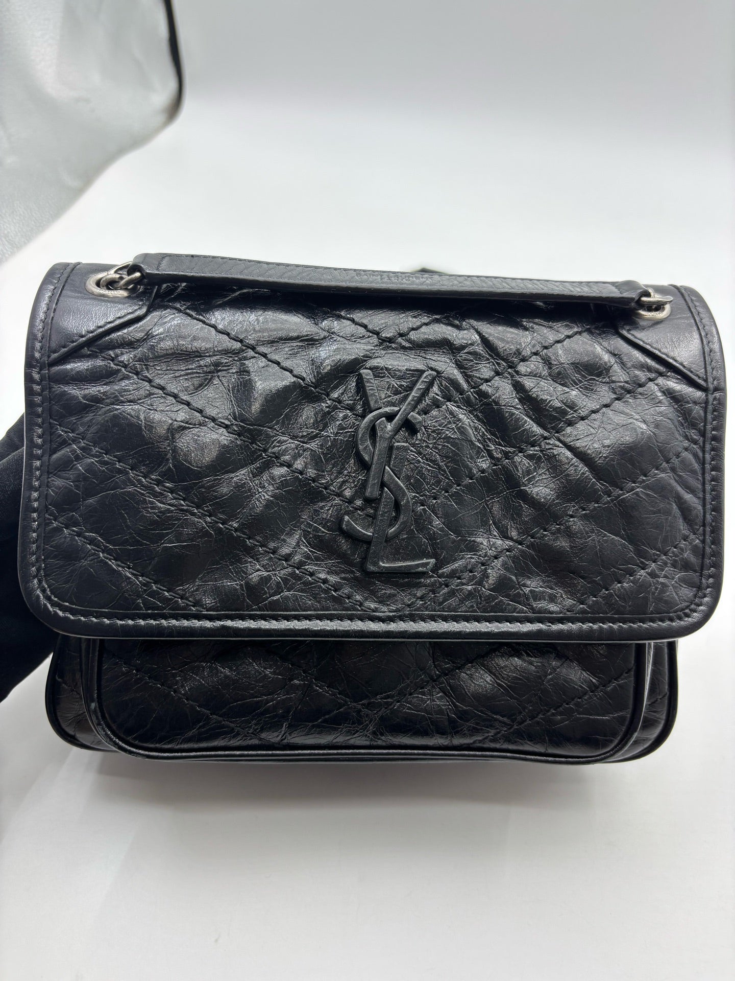 Saint Laurent - Niki - Leather - Black - (medium)