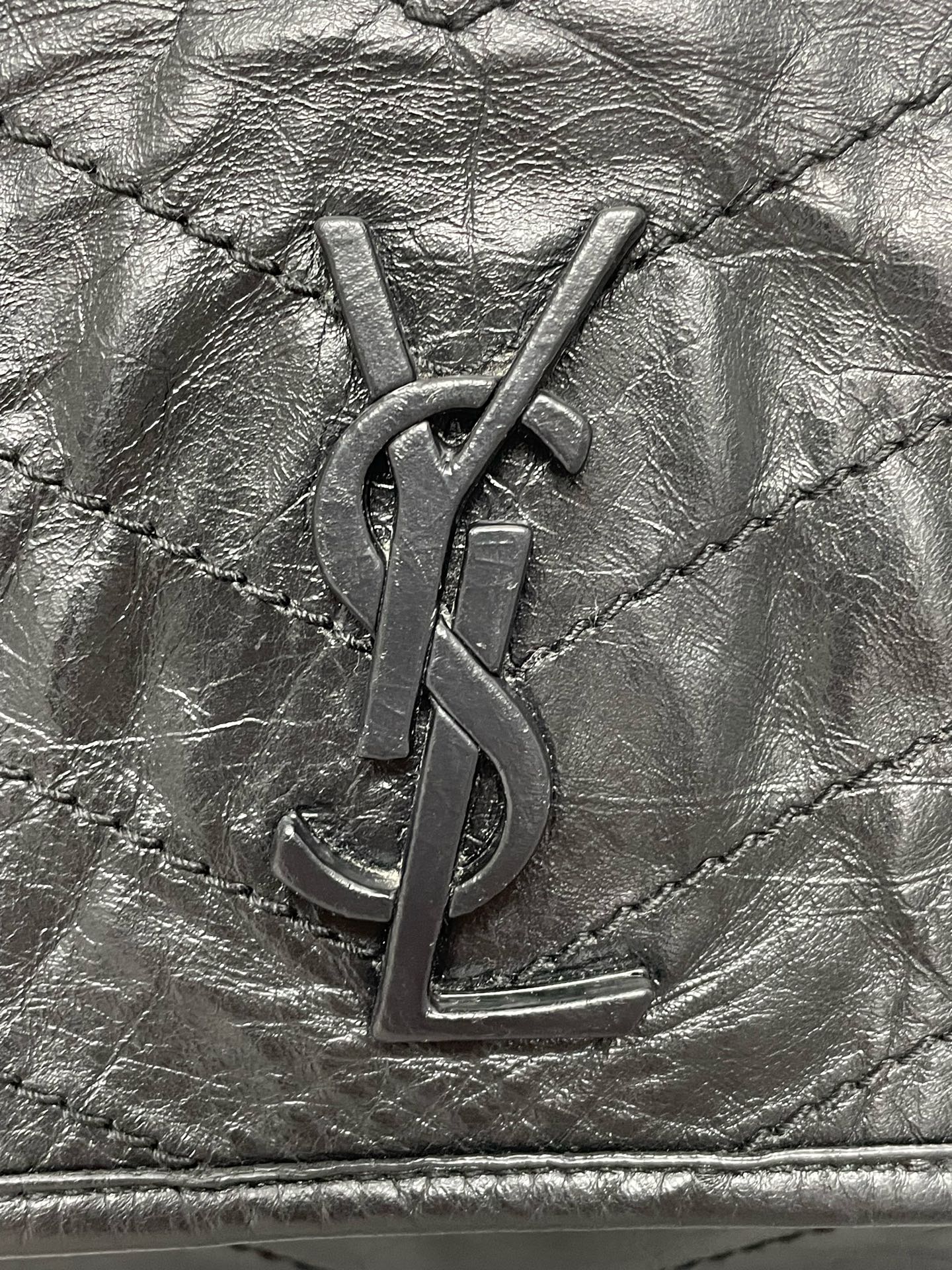 Saint Laurent - Niki - Leather - Black - (medium)