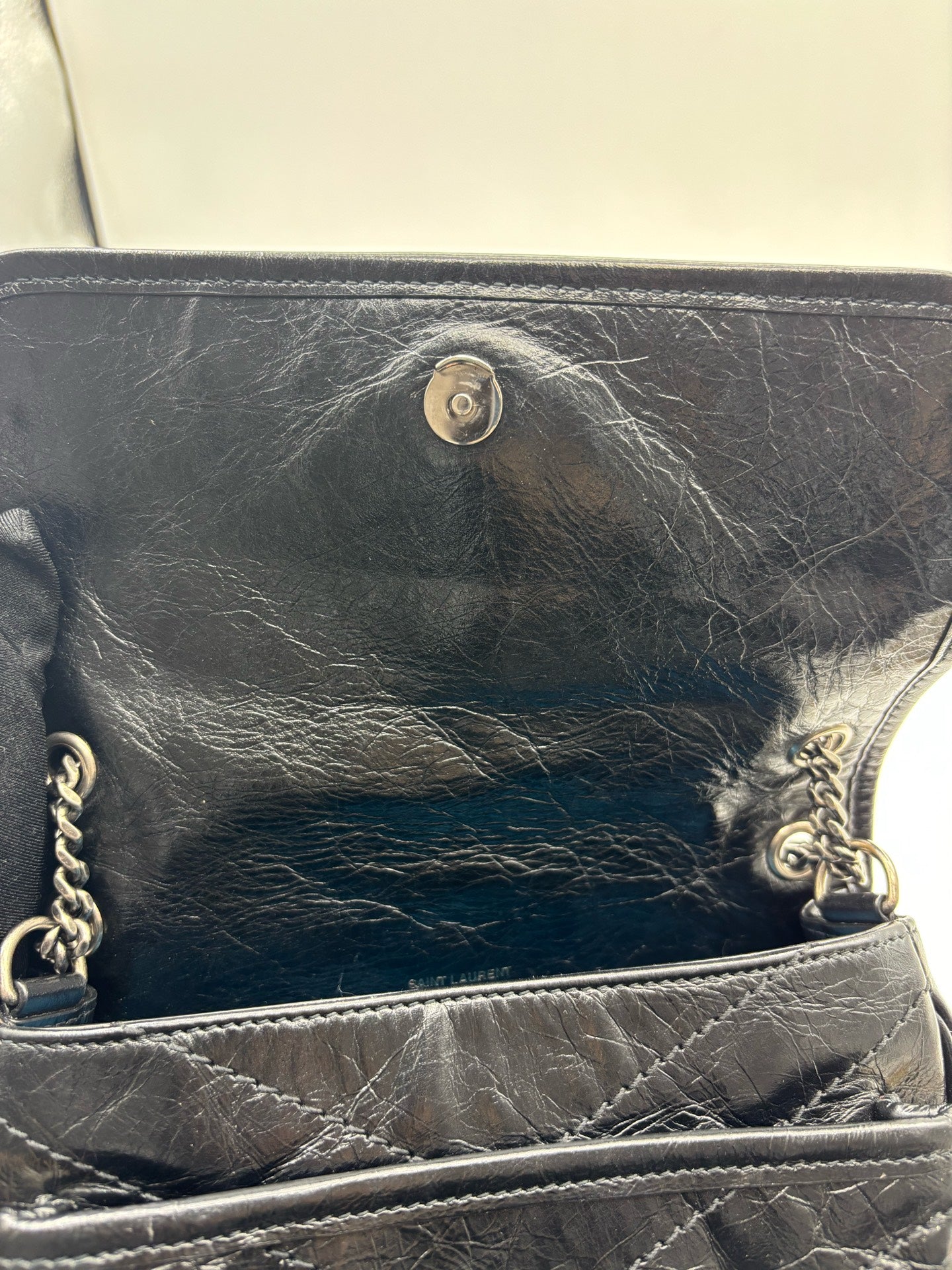 Saint Laurent - Niki - Leather - Black - (Medium)